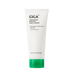 
                
                    Load image into Gallery viewer, Green Derma Mild Cica Foam Cleanser
                
            