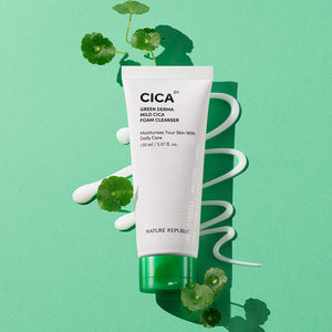 
                
                    Load image into Gallery viewer, Green Derma Mild Cica Foam Cleanser
                
            
