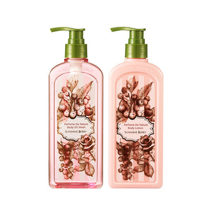 
                
                    Load image into Gallery viewer, Perfume De Nature Body Lotion &amp;amp; Wash Set - Sunshine Berry
                
            
