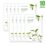 Real Nature Green Tea Mask Sheet (10 SHEETS)