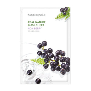 
                
                    Load image into Gallery viewer, Real Nature Acai Berry Mask Sheet
                
            