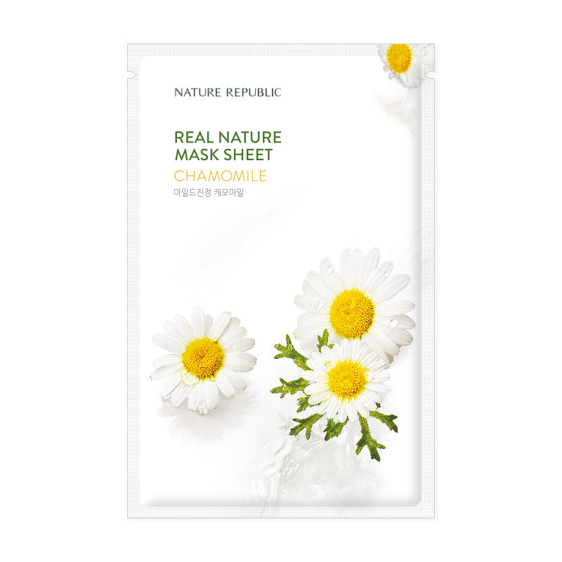 
                
                    Load image into Gallery viewer, Real Nature Chamomile Mask Sheet
                
            