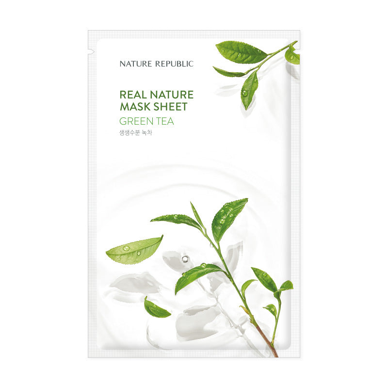 
                
                    Load image into Gallery viewer, Real Nature Green Tea Mask Sheet
                
            
