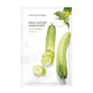 
                
                    Load image into Gallery viewer, Real Nature Cucumber Mask Sheet
                
            