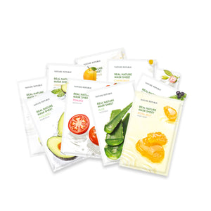 Assorted Real Nature Mask Sheets (PACK OF 10)